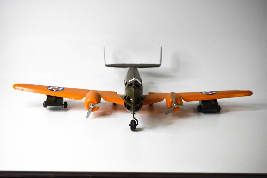 Buddy L Pressed Steel Bomber Tank Transporter