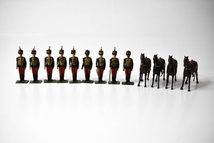 Britains Boxed Set No 182 11th Hussars & Horses