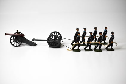 Britains Lead British Navy Cannon Team