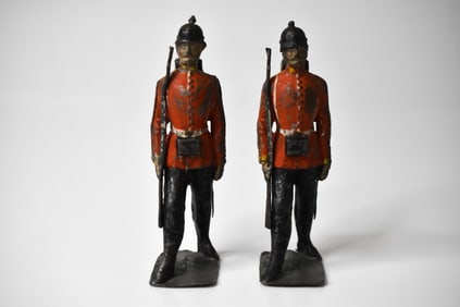 2 Large Size Georg Heyde Lead German Infantry