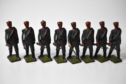 Britains Lead Montenegrin Infantry Soldiers