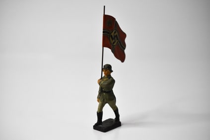 Schusso Composition WWII German Flag Bearer