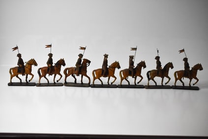 Elastolin WWI US Army Cavalry Large Size