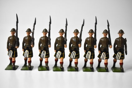 8 Britains Lead Cameron Highlanders Marching