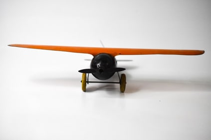 Wyandotte Pressed Steel Orange Winged Airplane