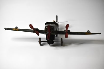 Tippco German Tin Windup Bomber Transport Airplane