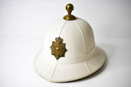 British Royal Marines Gibraltar Pith Helmet