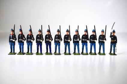 Britains Lead Uruguayan Army Military Cadets