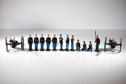 Britains Lead Civil War Union Soldiers Artillery