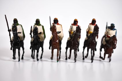 6 Britains Lead Mounted Arabs