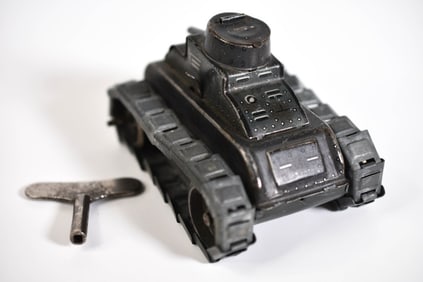 German Tin Wind Up Gama Army Tank