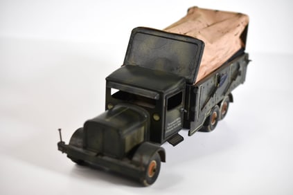 Hausser German Tin Wind Up Army Transport
