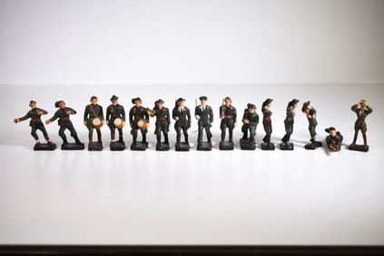 Composition Italian Bergsaglieri Soldiers