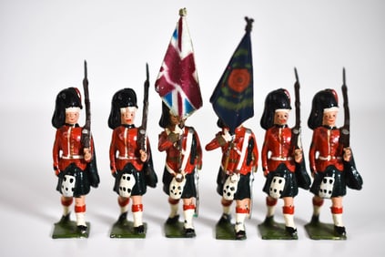 Britains Lead Marching Seaforth Highlanders