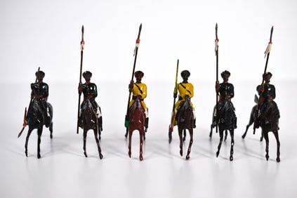 Britains Lead Mounted Indian Lancers