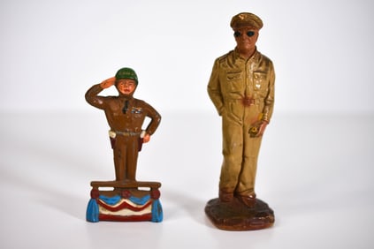 Manoil General "Patton" & Miller MacArthur