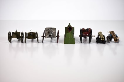 Lead & Cast Artillery Cannons
