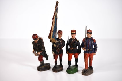 Elastolin Composition Large French Army