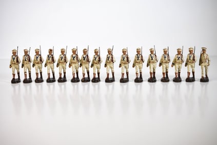 16 Elastolin Composition US Navy Sailors