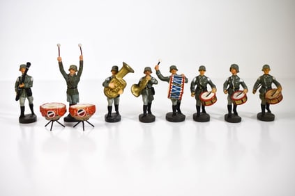 Elastolin Composition German Army Band