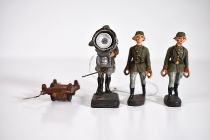 Elastolin Composigion German Army Spotlight