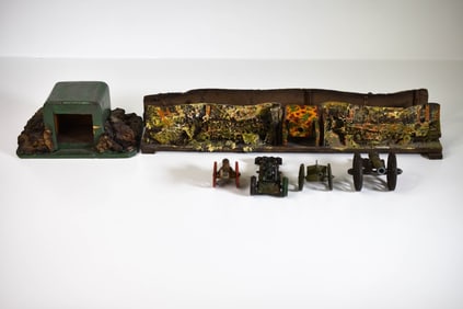 Wooden Bunker & Artillery Cannons