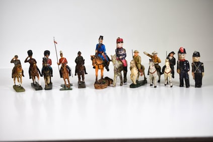 Tray of Elastolin & Misc