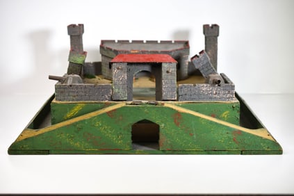 Grey Castle with Firing Turrets