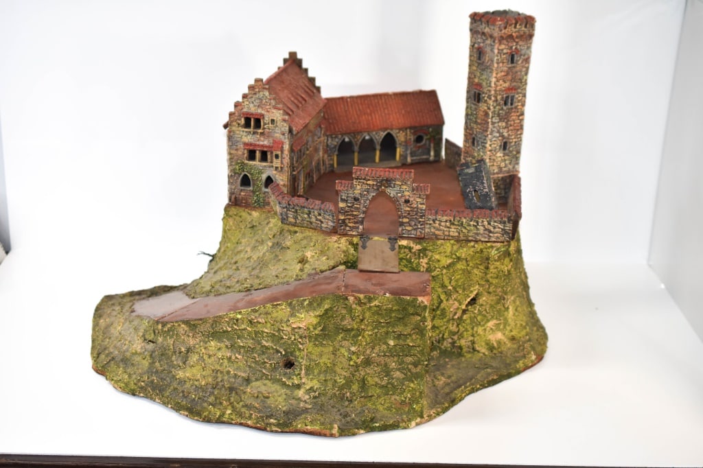 Massive Elastolin Style Castle on Mountaintop (1 of 5)