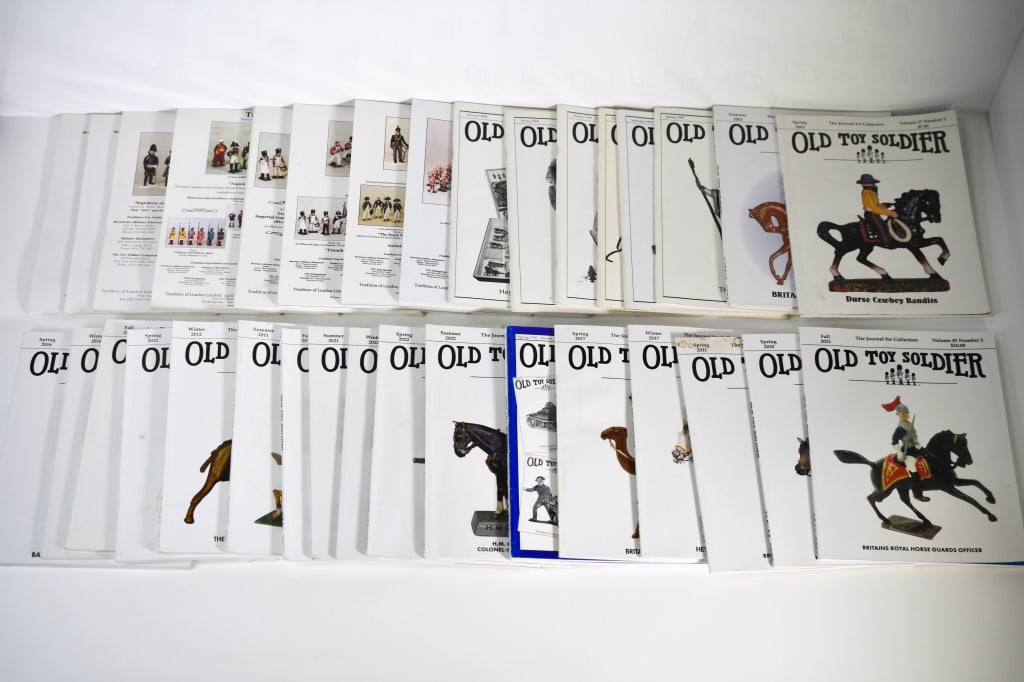 Toy Soldier Magazines: Has to be a few hundred of them. All are in used condition.