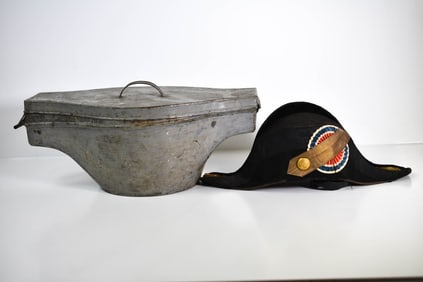 British Navy Bicorn Fore & Aft Hat