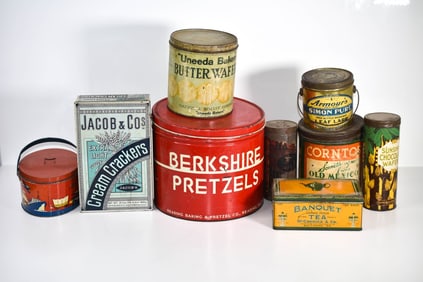 Large Lot of Tins