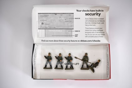 Lineol Composition German Mini Artillery Team