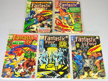 Fantastic Four #80, 87 & 89 Comic Book Lot (1 of 6)