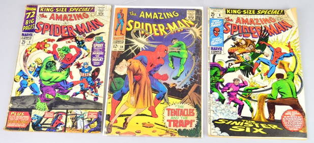 Amazing Spiderman #54 and King-Size Special Lot (1 of 4)