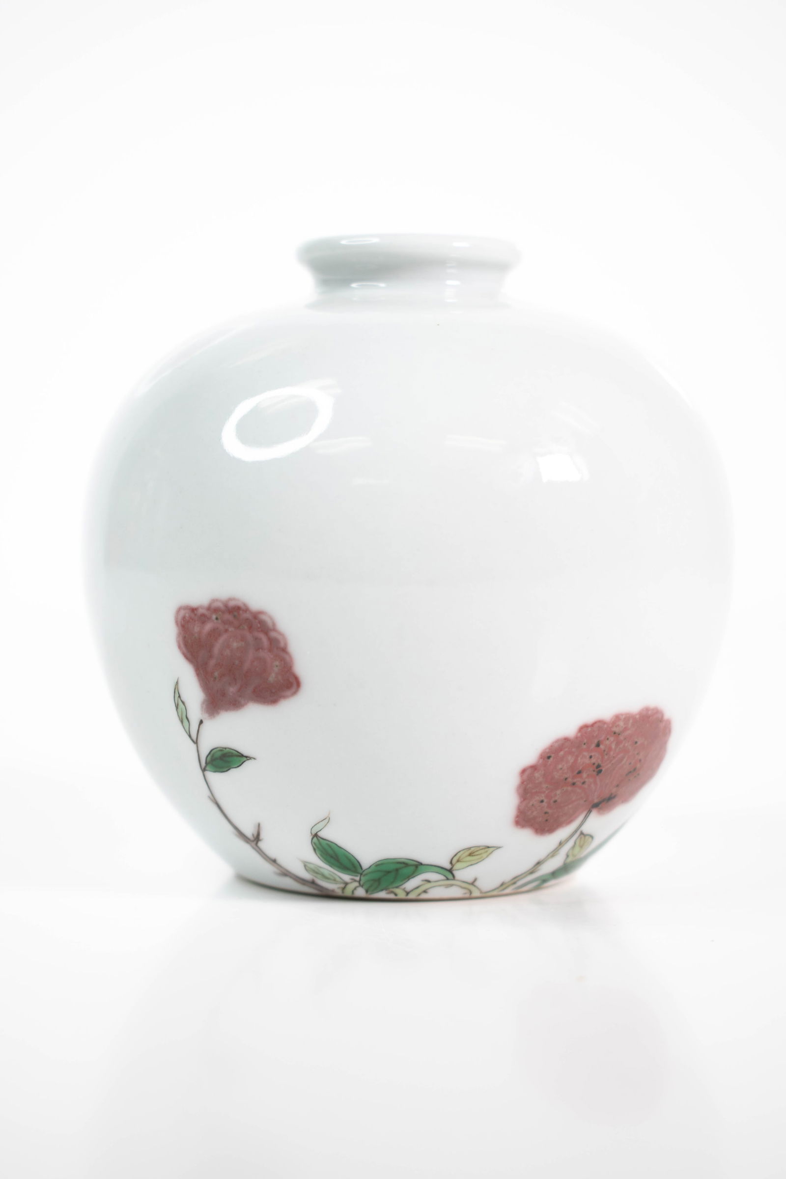 Important Chinese Famille Rose Porcelain Jar (1 of 6)