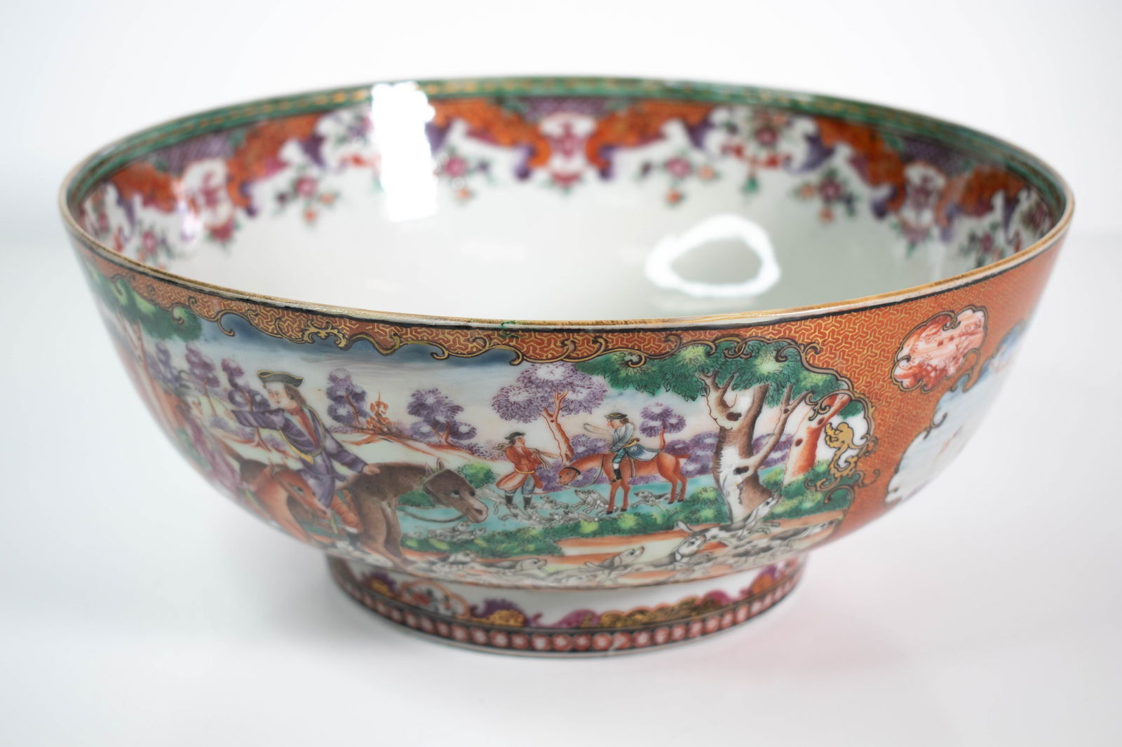 Antique Chinese Mandarin Style Porcelain Bowl (1 of 11)