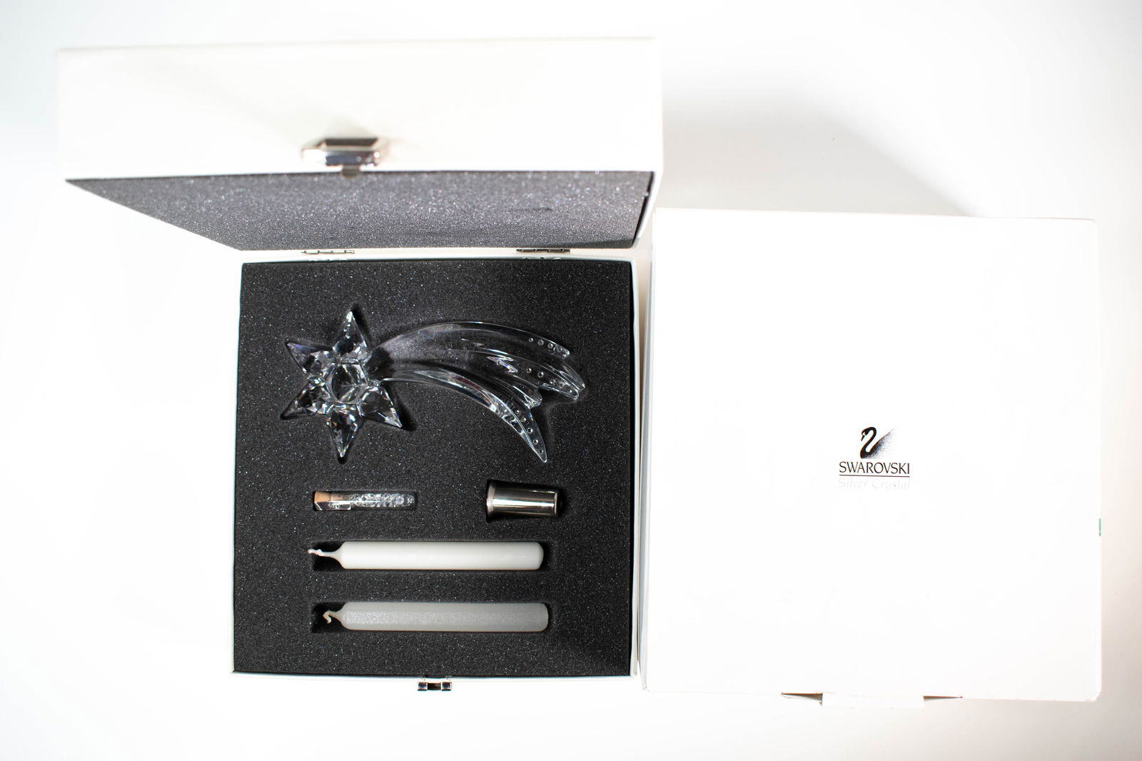 SWAROVSKI - Comet Candle Holder group: SWAROVSKI - Comet Candle Holder group Approximately 5"L ****We Offer In-House Shipping***