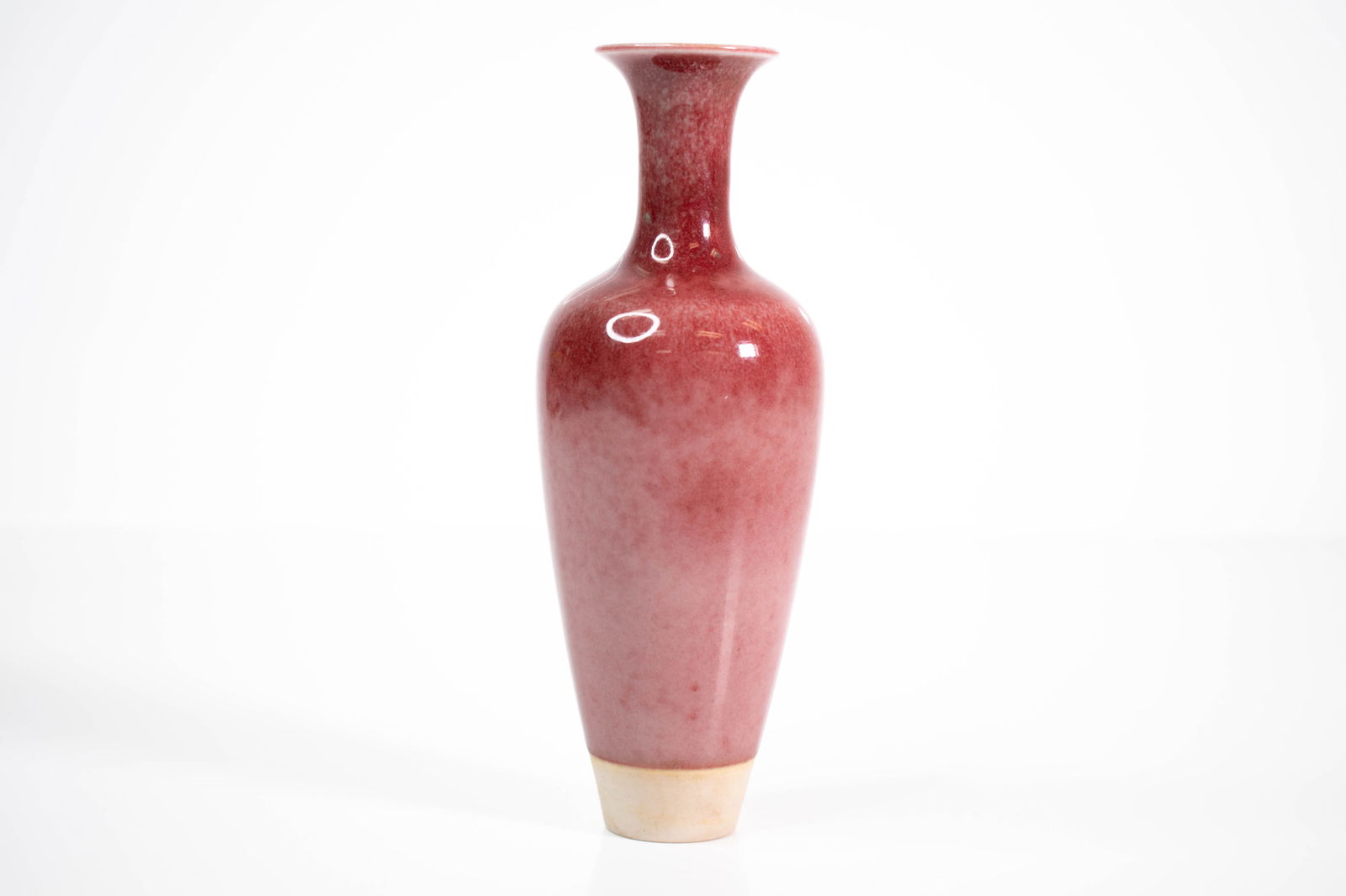 Chinese-Style Red Glazed Porcelain Vase (1 of 8)