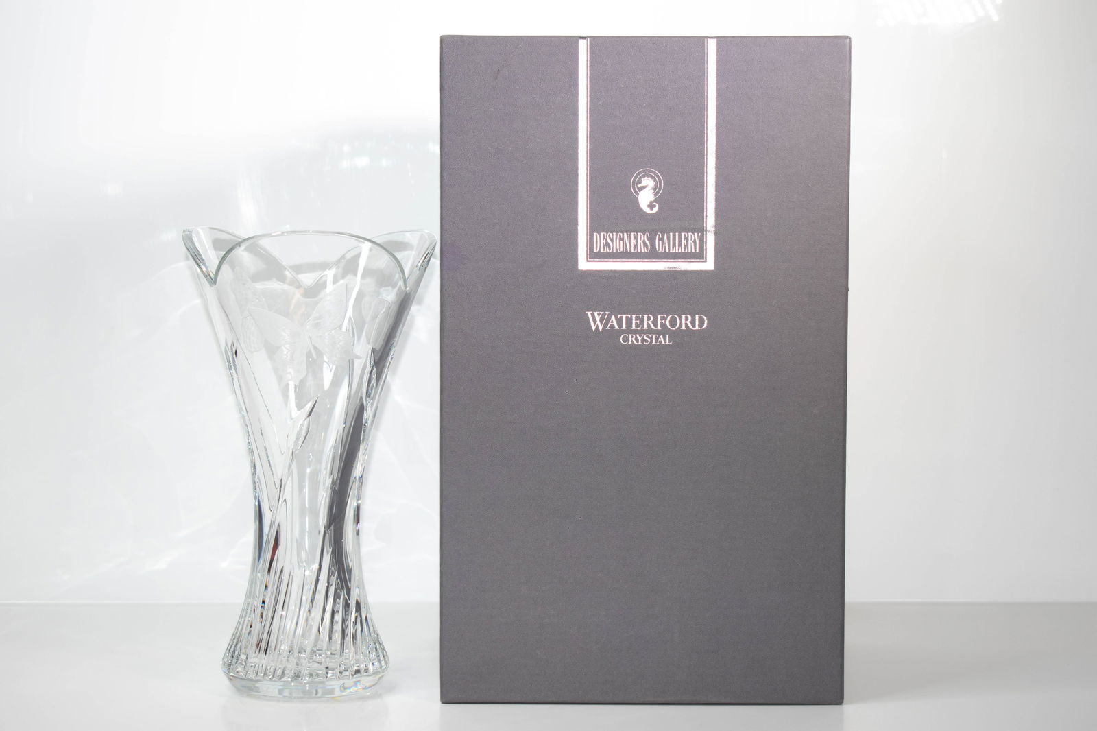 waterford crystal vase: waterford crystal vase Approximately 12"H ****We Offer In-House Shipping***