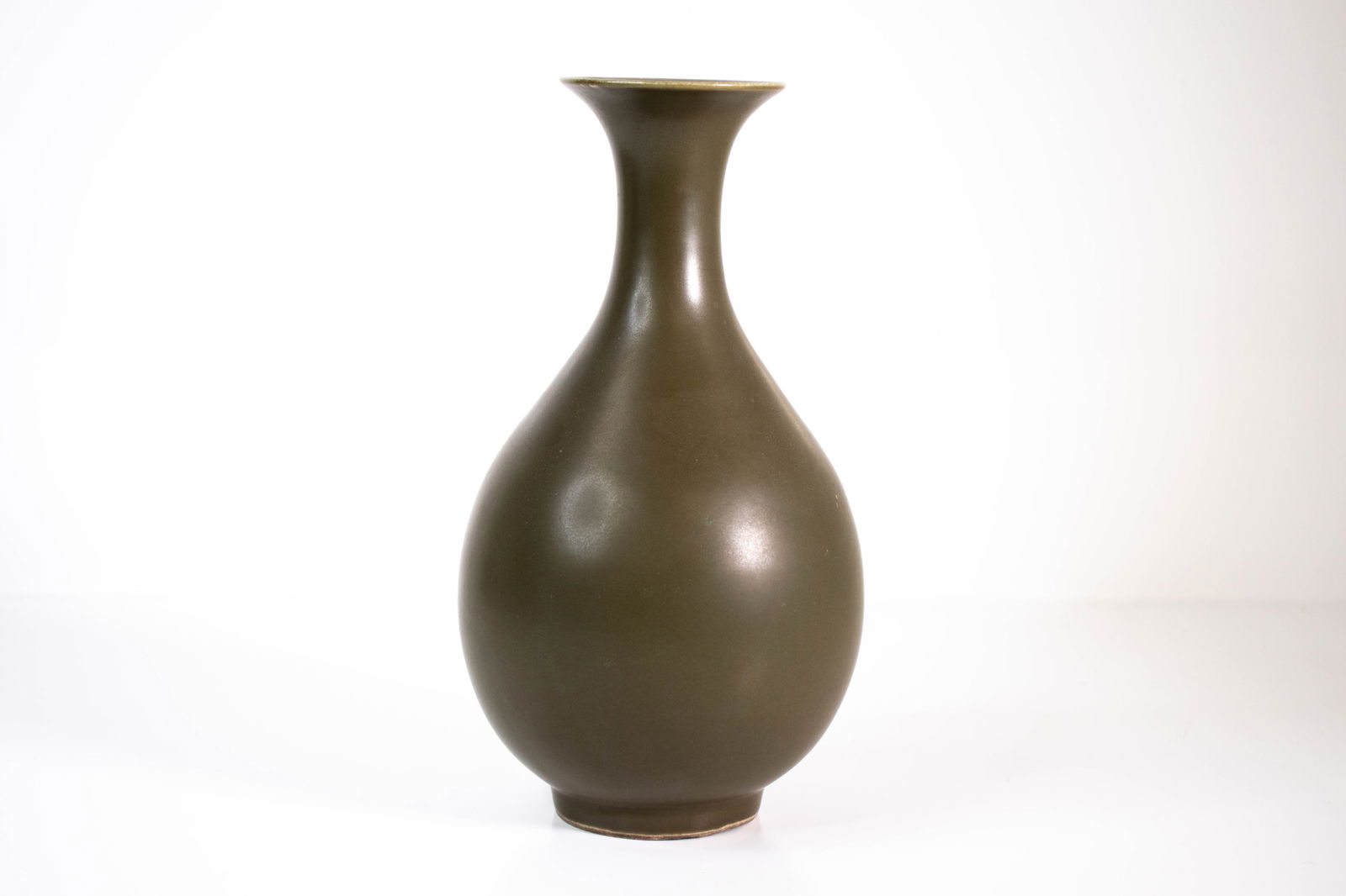 Antique Chinese Tea Dust Glazed Vase (1 of 9)