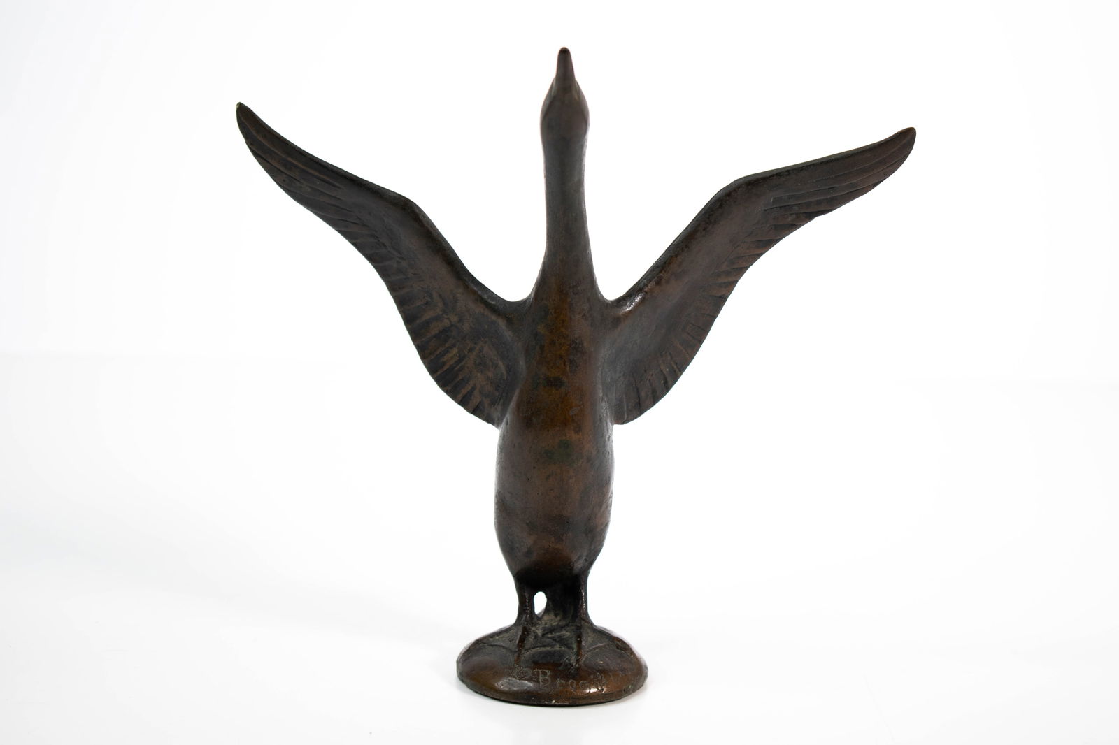 William F. Boogar Jr. Bronze Goose Sculpture: ****We Offer In-House Shipping*** Approximately 7.5"H Bronze Signed, William Boogar Jr. 1893-1958 Studied at The Pennsylvania Academy of Fine Art, exhibited The National Academy of Design; Art