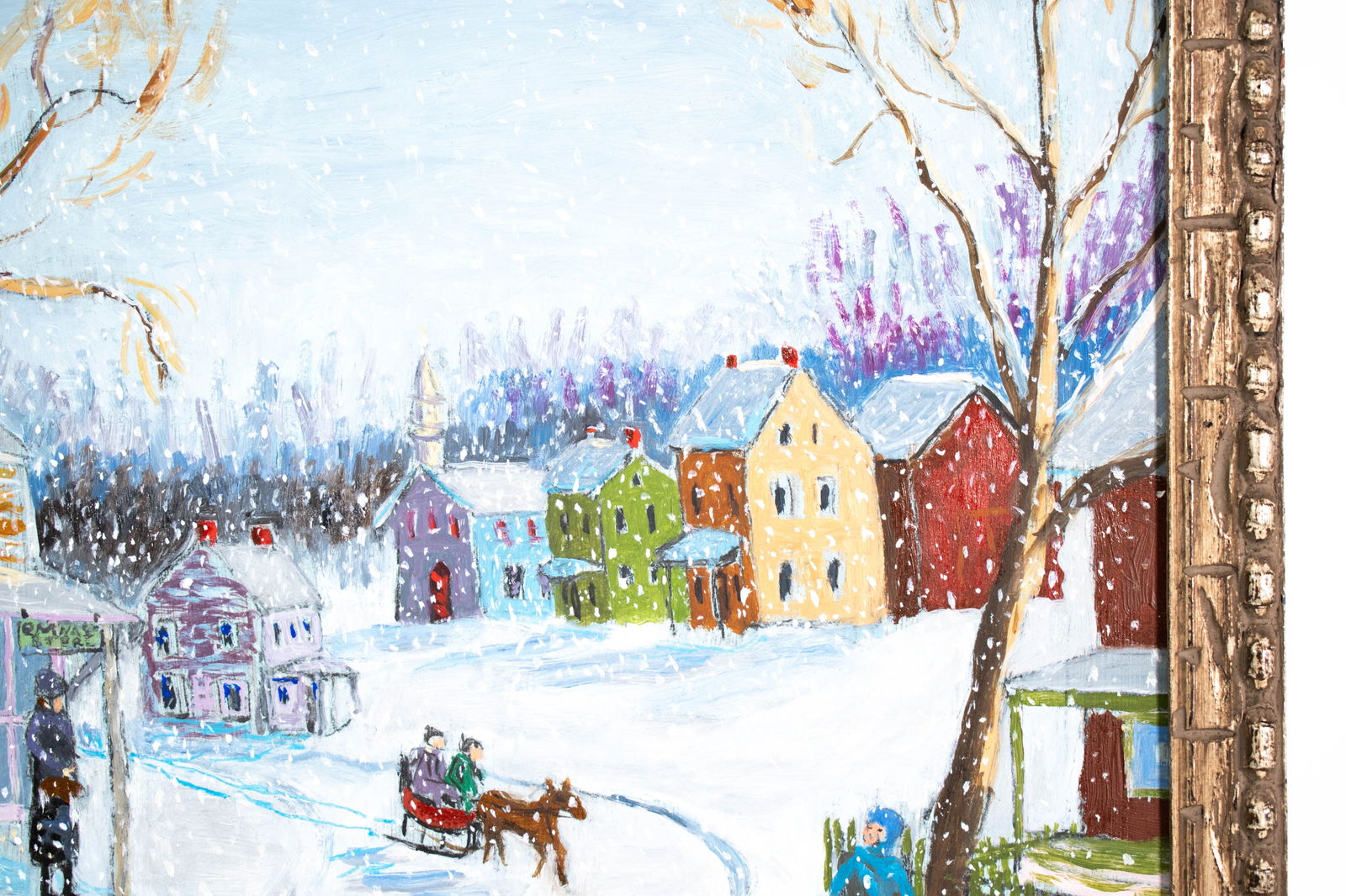 Robert Emerson Baum Snowscape Dated 1974 - 4