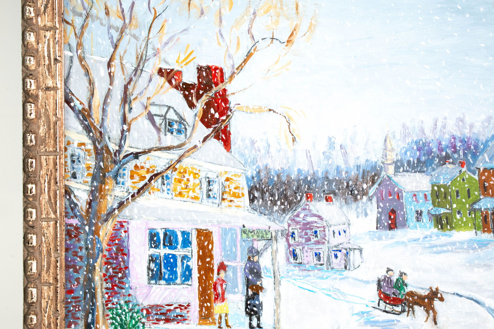 Robert Emerson Baum Snowscape Dated 1974 - 5