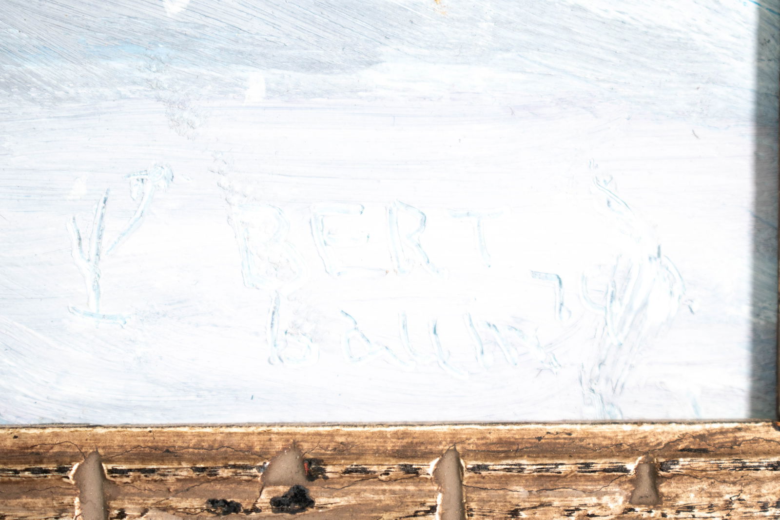 Robert Emerson Baum Snowscape Dated 1974 - 8