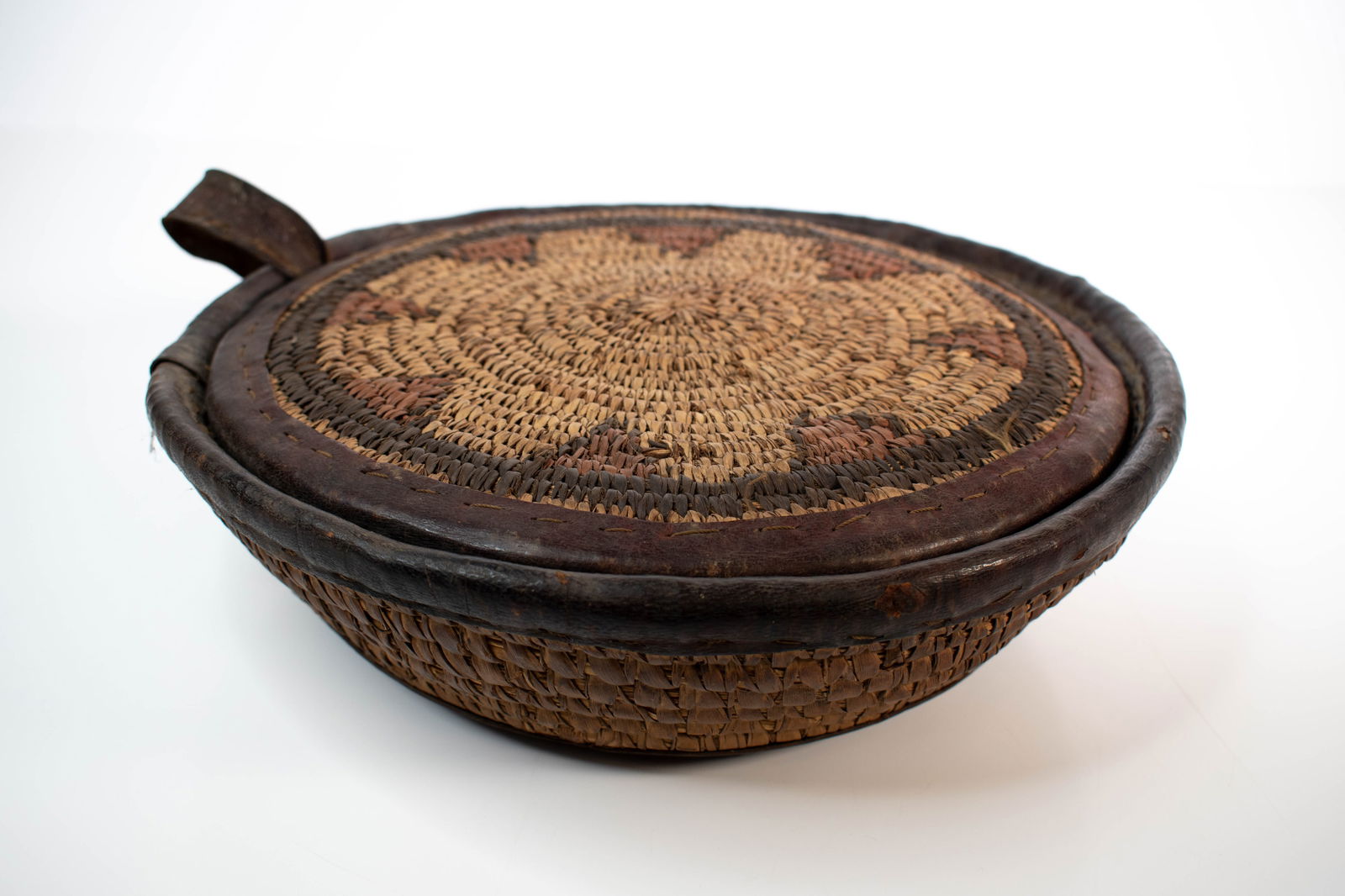 Early African Basket With Lid (1 of 20)