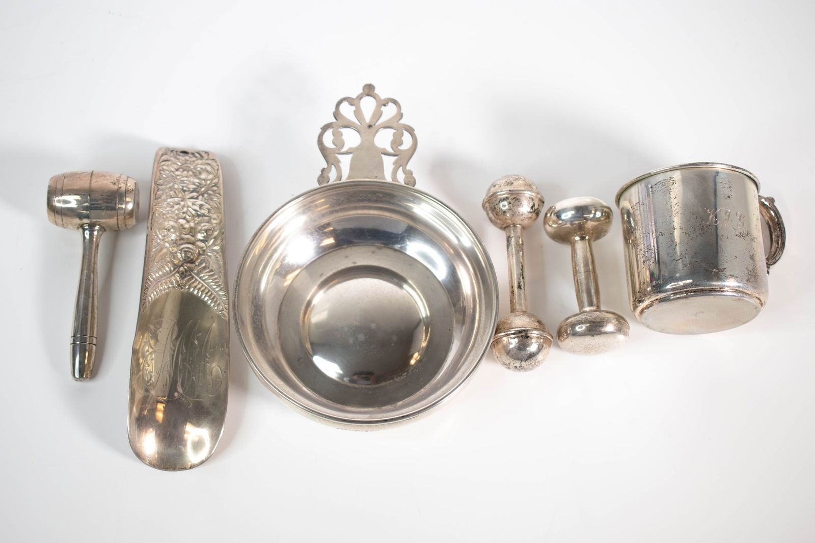 Sterling SIlver Baby Tableware (1 of 9)