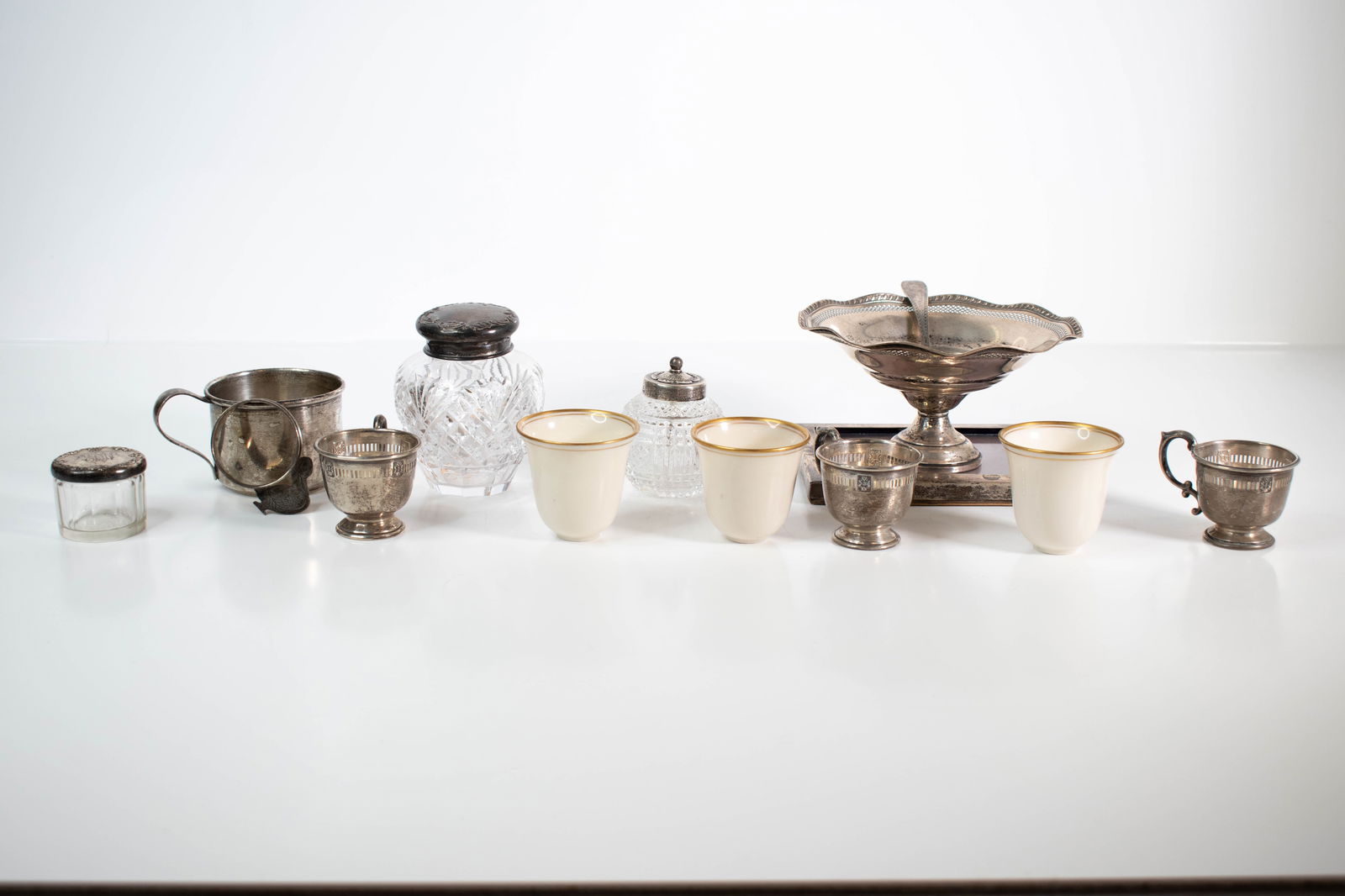 Silver Silver & Cut Glass (1 of 5)