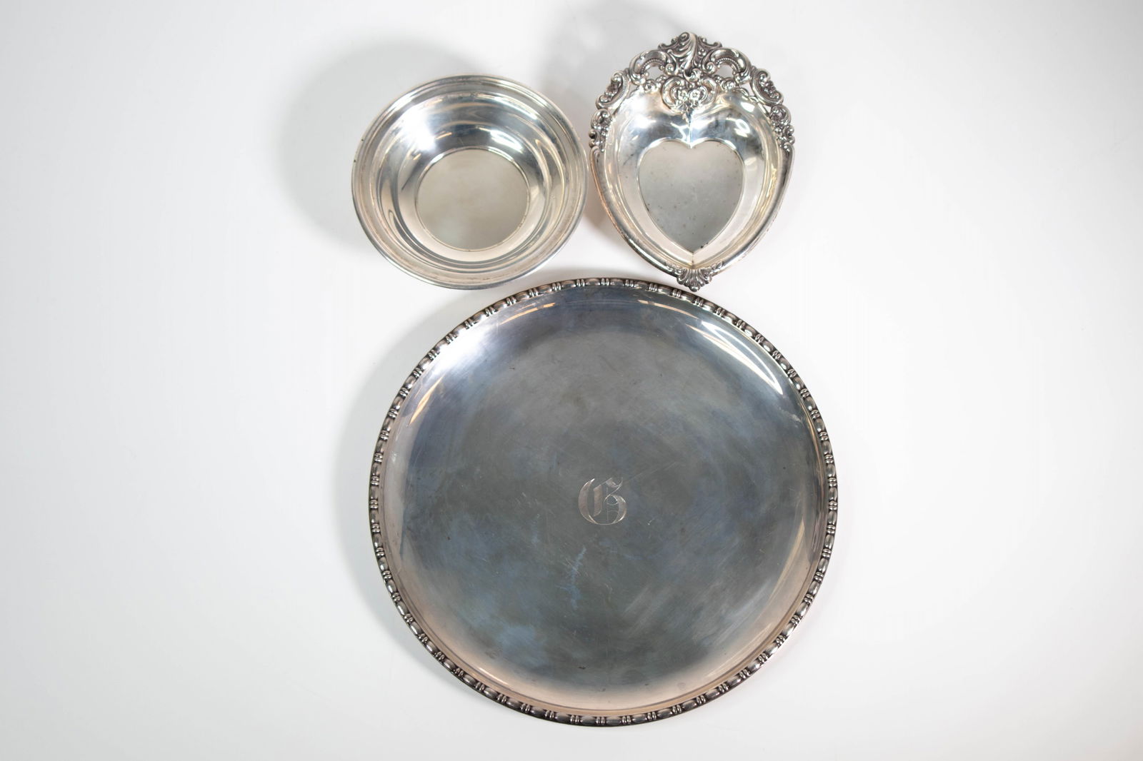 Sterling Silver Bowls: Sterling silver to include bowls and more, Weight: ****We Offer In-House Shipping*** weighs: approx. 13.82ozt