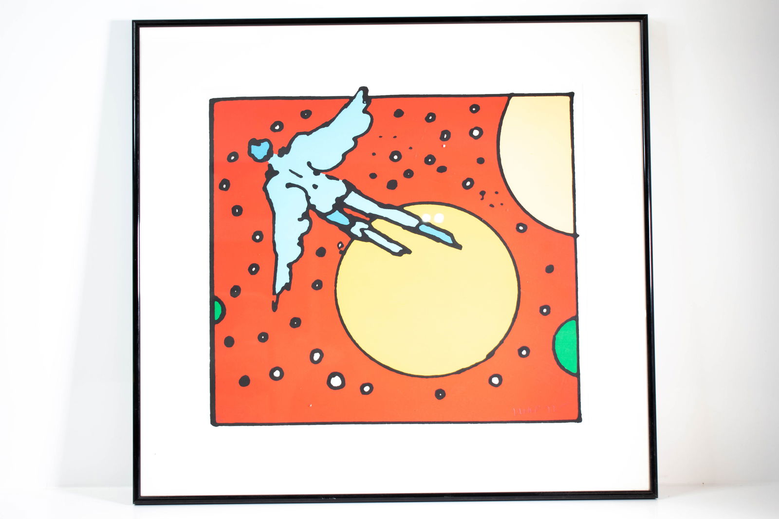 Peter Max Baloo Baba 1972 Serigraph 31/100: A fine Peter Max Serigraph dated 1972 and pencil signed. It 31/100 limited edition run. Height 22.5" Length 24" ****We Offer In-House Shipping***